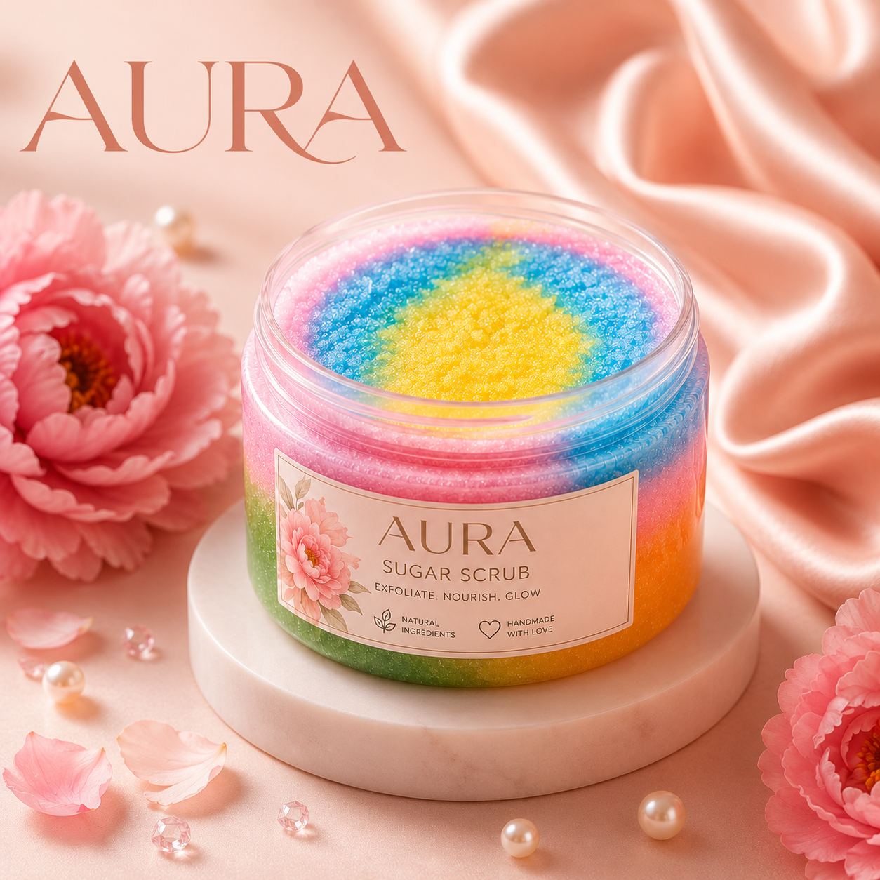 Aura by Ayesha – Watermelon Sugar Scrub ( 100 GM) - Image 2