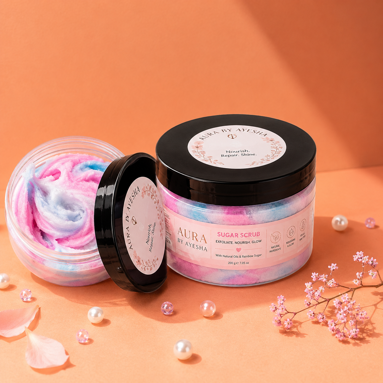 Aura by Ayesha – Luxury Sugar Scrub - Image 2