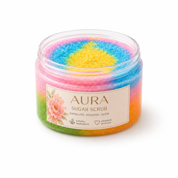 Aura Rainbow🌈 Sugar Scrub (150 gm)