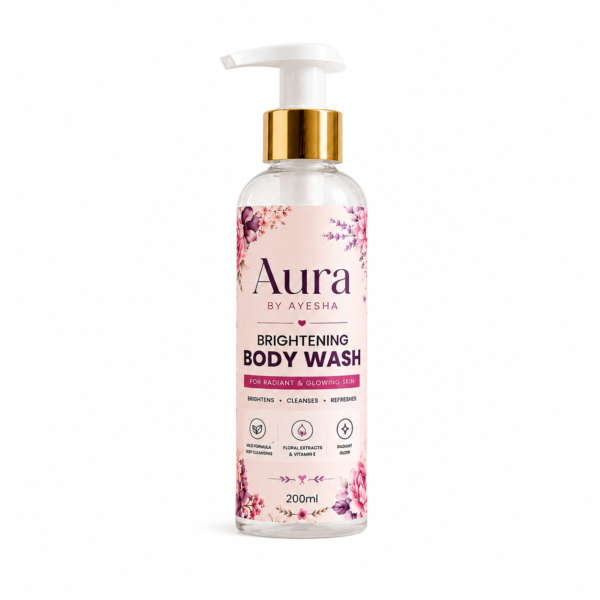 Aura By Ayesha Brightening Body Wash – Radiant & Glowing Skin | 200ml