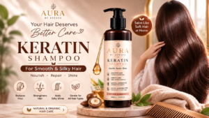 Keratin Shampoo by Aura by Ayesha | Smooth Hair Care Guide