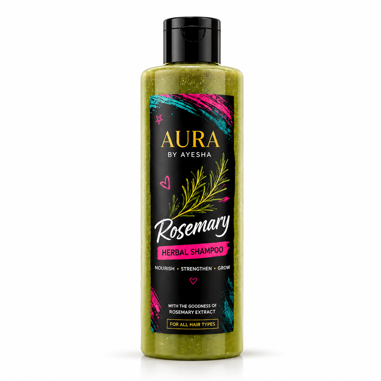 Aura By Ayesha Rosemary Herbal Shampoo 200ml